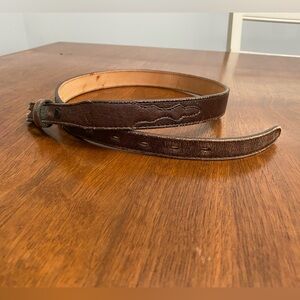 Abilene Western Deer‎ Skin Belt
